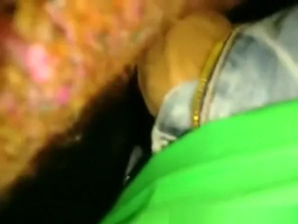 Guy rubs cock in woman's ass