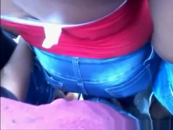Guy rubs hard penis in butt