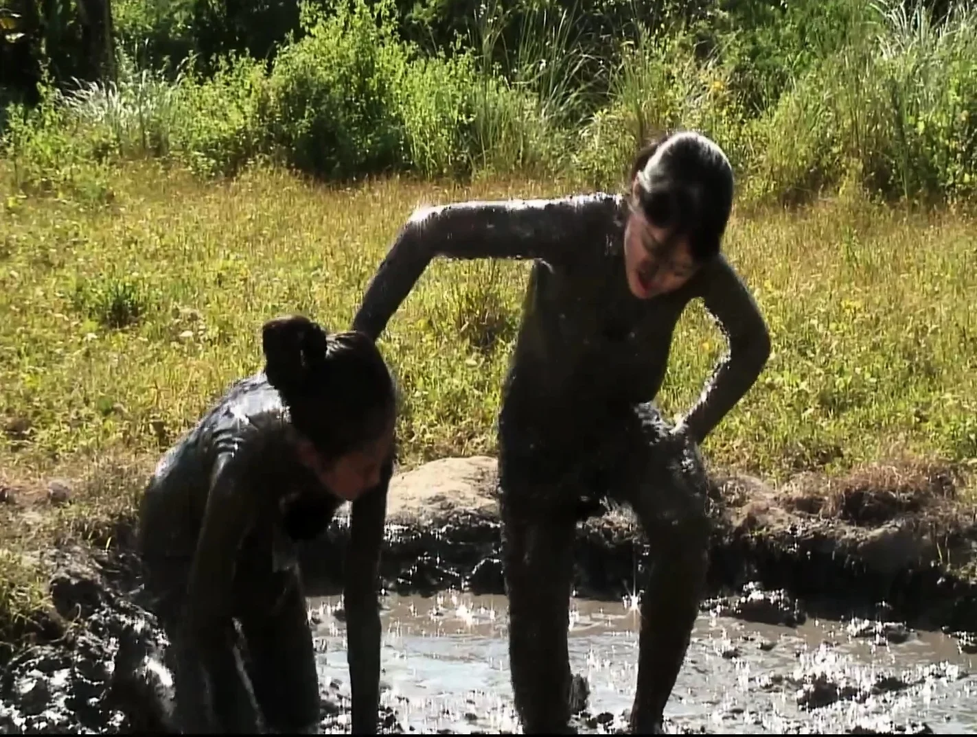 German amateur couple fucking outdoors