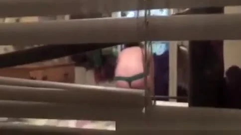 Green thong