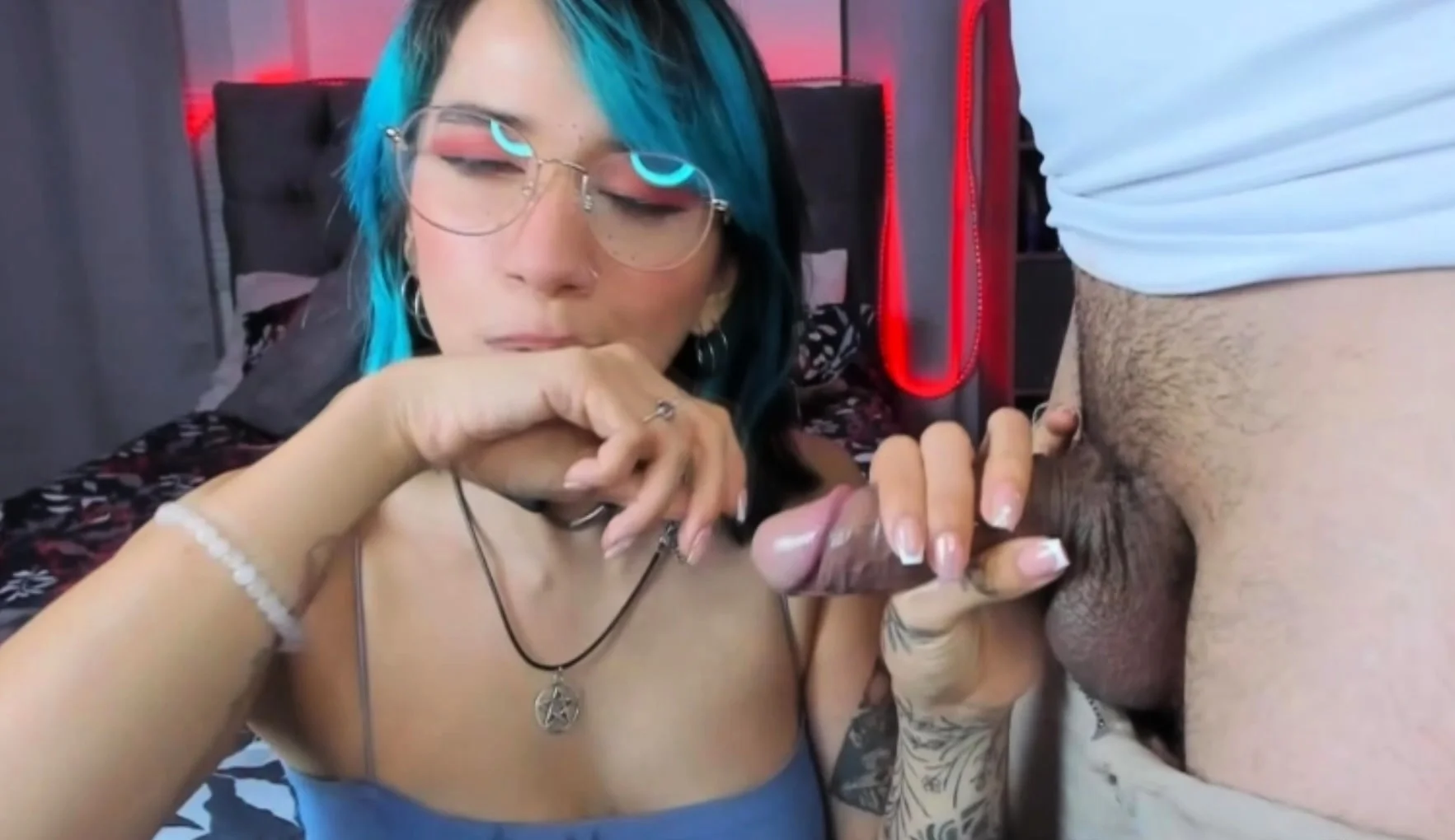 Kinky Stunning Latin Babe Swallows Cum From Neighbor