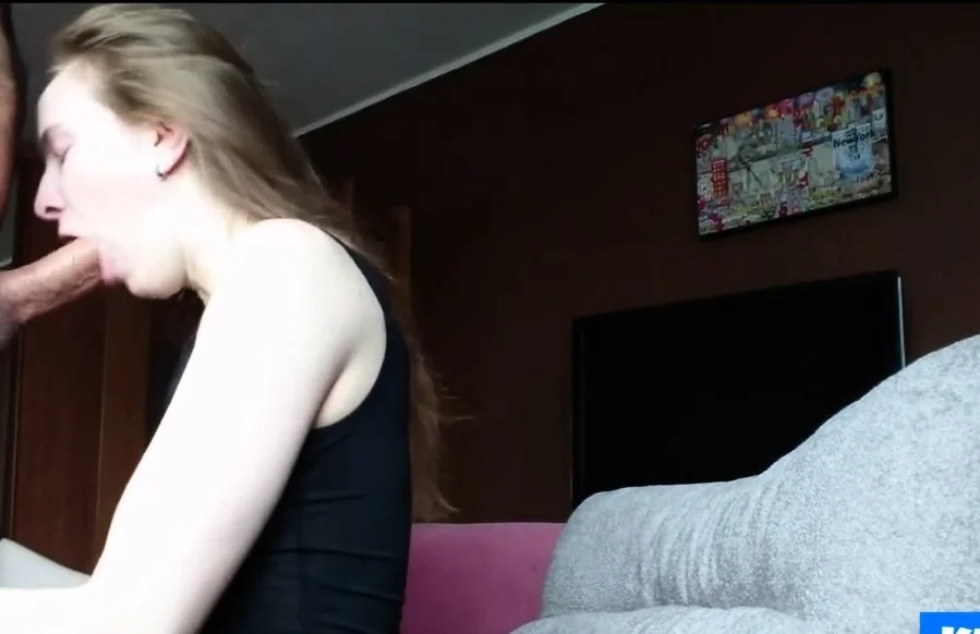Too much for me: blowjob, huge cock and choking with cum