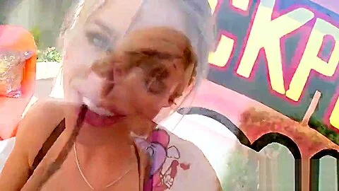 Exquisite sex kitten shows massive butt and gets anus plowed