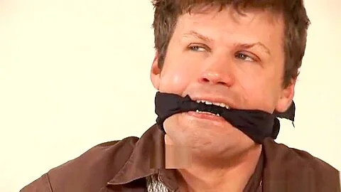 chair tied man