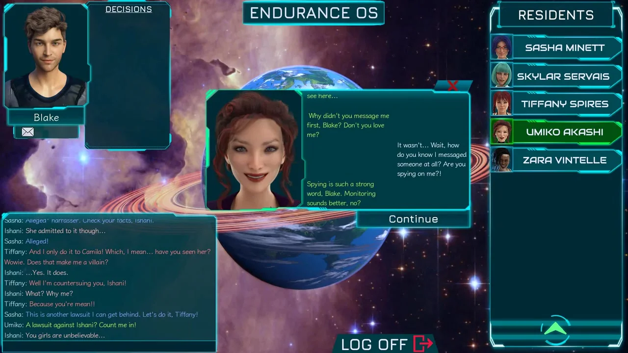 Stranded In Space Messaging The Girls Ep18