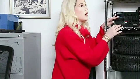 Officer demands the suspect to remove her sweater for fucking punishment