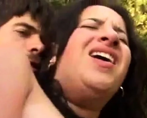Outdoor painful anal sex