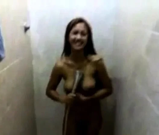 indonesian chick naked in the shower