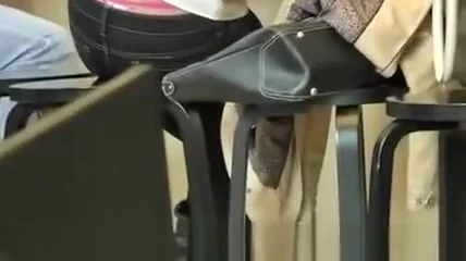 Visible thong. I see a Whale Tale!!!