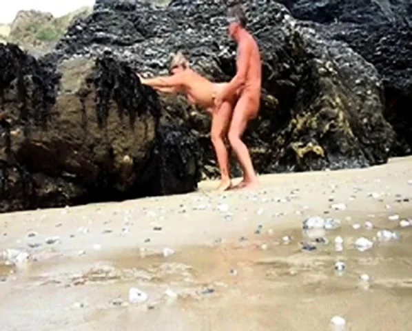 Lisa and Sparrow fucking at the public beach