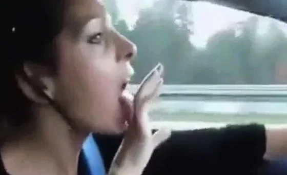 Handjob in car
