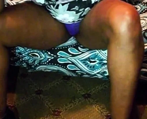 upskirt after street party