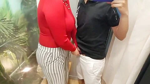 I Follow An Unknown Girl In The Clothing Store And She Sucks My Dick In The Fitting Rooms