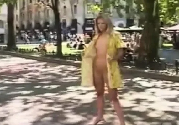 Krizstina beautiful czech naked in public
