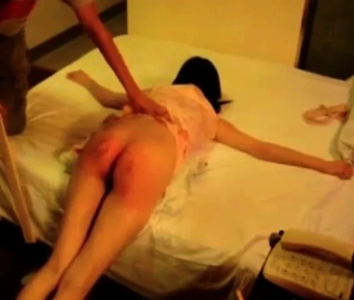 severe Asian ass punishment