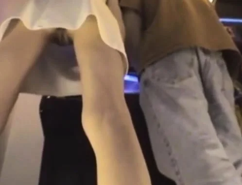 Arcade game upskirt Asian SG Singapore