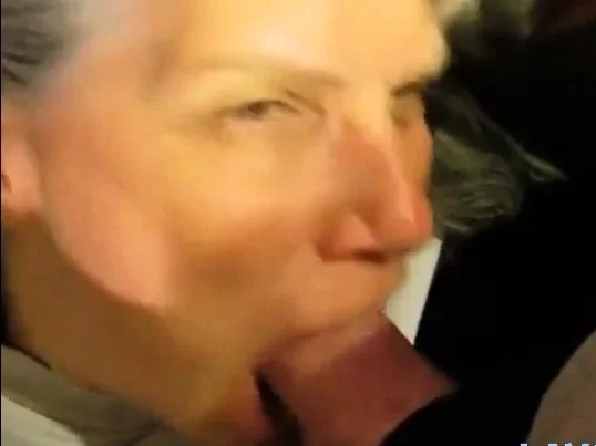 granny likes his balls and cock