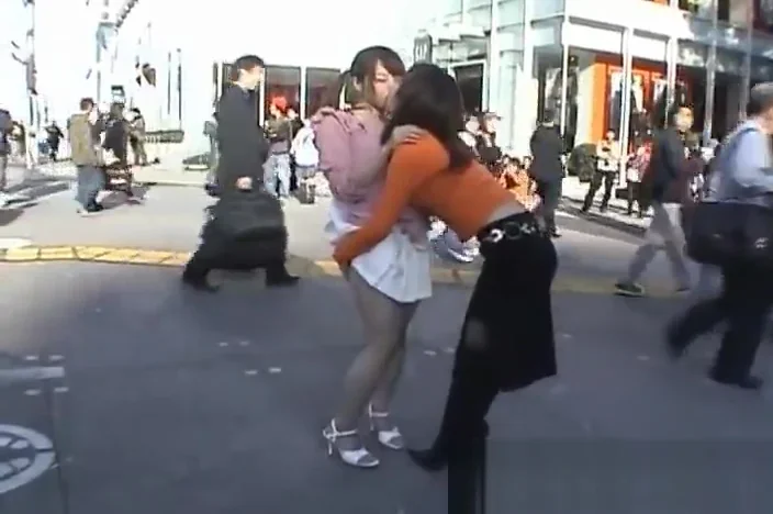 Cute and horny asian babes having sex
