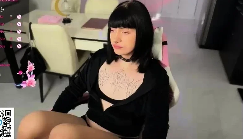 Small tit brunette teen fucks a big cock