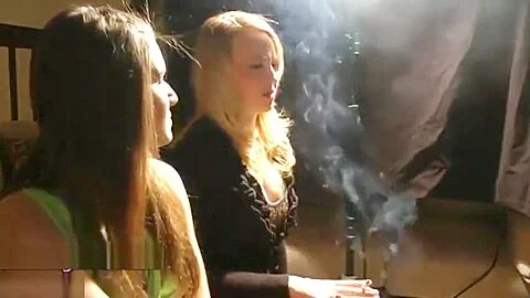 Pink Angel Smoking with Friend