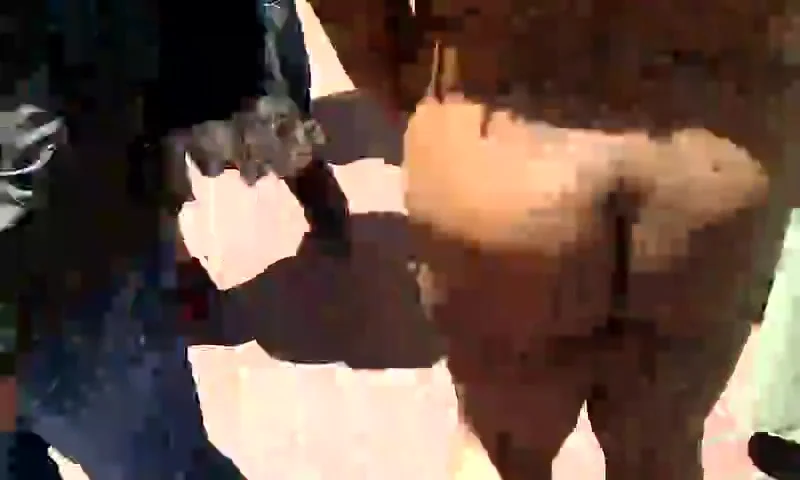 My Wife and I Walking around San Francisco Fully Nude