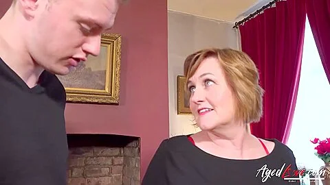 AGEDLOVE Massager massages a woman with his penis