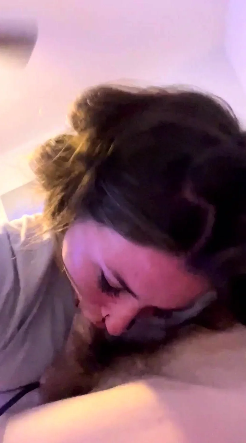 Amateur MILF blowjob cumshot