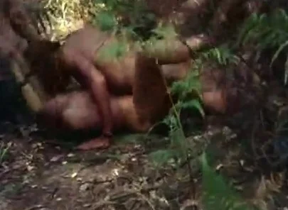 Vintage group sex outdoor