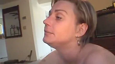 Natural Tit Cock Sucker Slurps My Dick In Filthy Trailer Home Flop Box Flapjack Mouth Fuck!