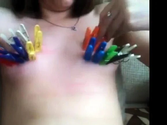 Submissive girl following orders of his master
