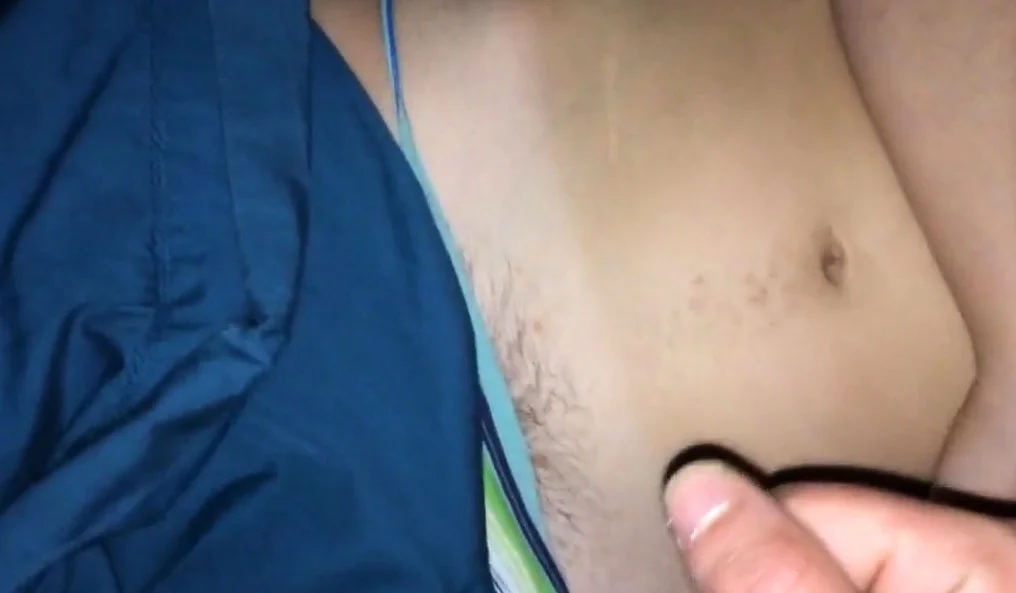 Masturbate and cum all over her