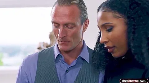 Lucky Guy Sucked Off And Gets To Fuck Hot Black Babe Lovers - Nicole Kitt