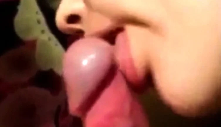 Petite Babe Licking A Hard Dick