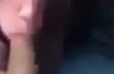 23yr old Kristen swallowing cum in the car