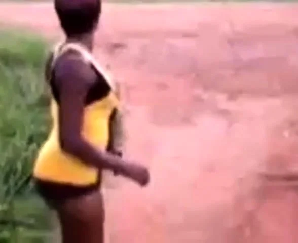 Savage african Ass from the jungle