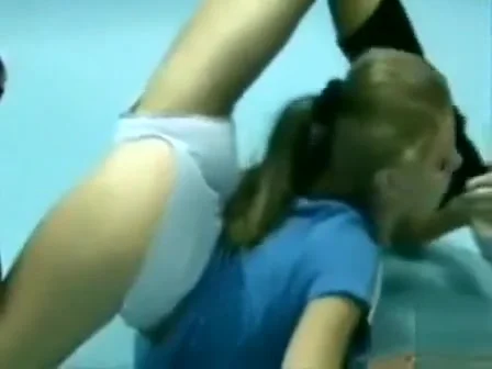 Stunningly flexible girl bends her body in wild ways