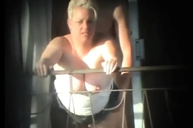 sex and balcony (Voyeur get caught)