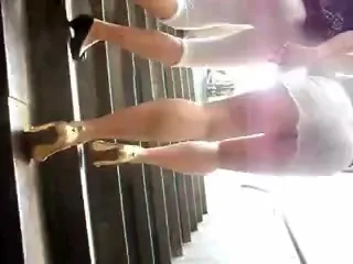 nice dress Upskirt
