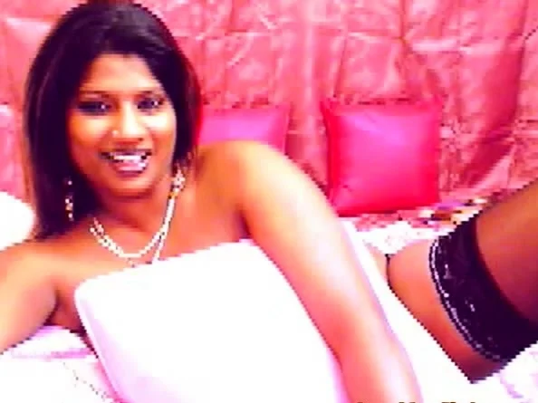 Busty Indian girl with big dark areolas