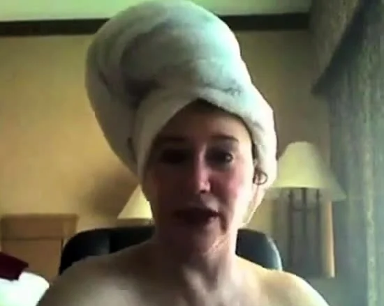 Granny tries Webcam