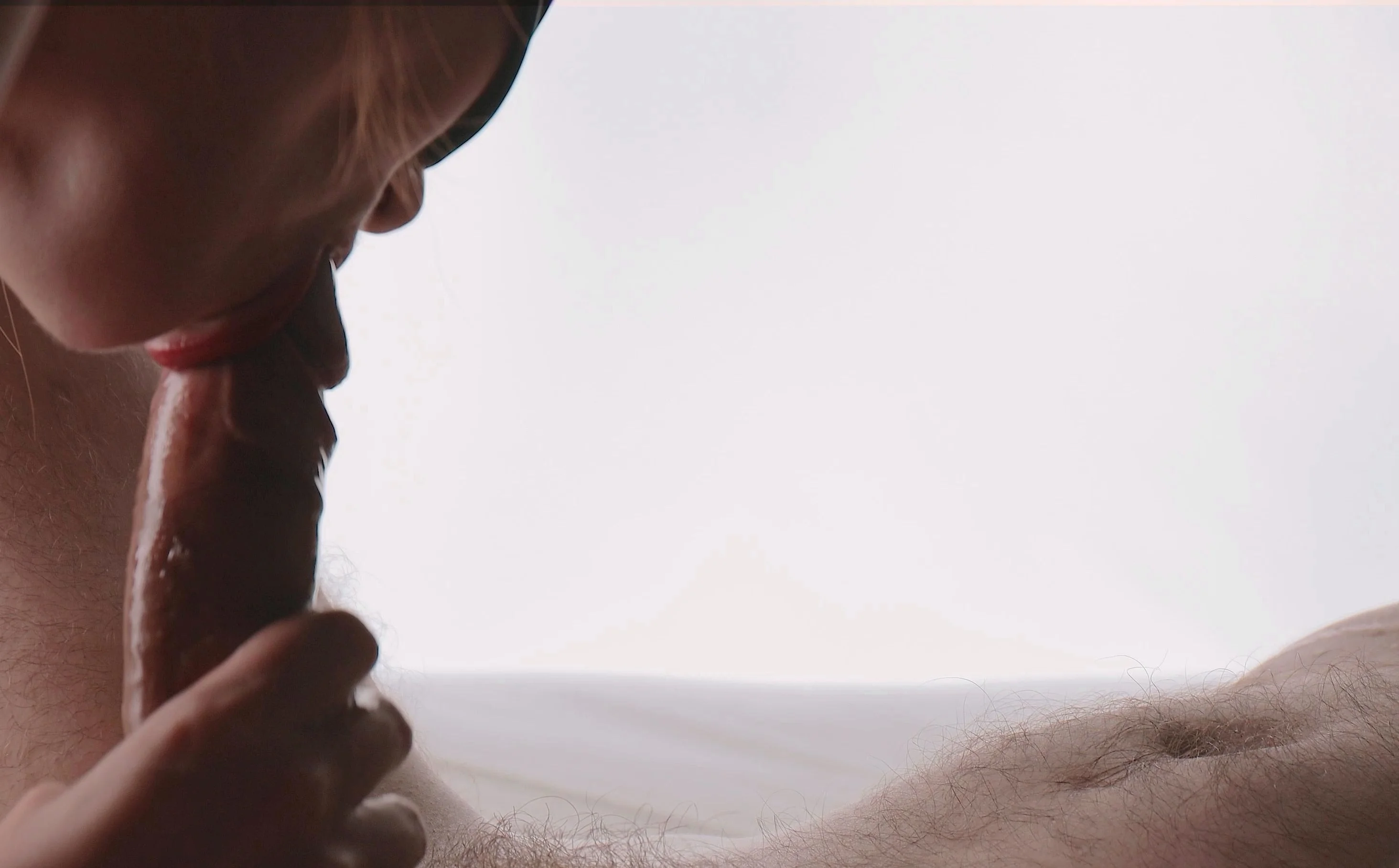 Real dutch brunette slut is giving blowjob and handjob