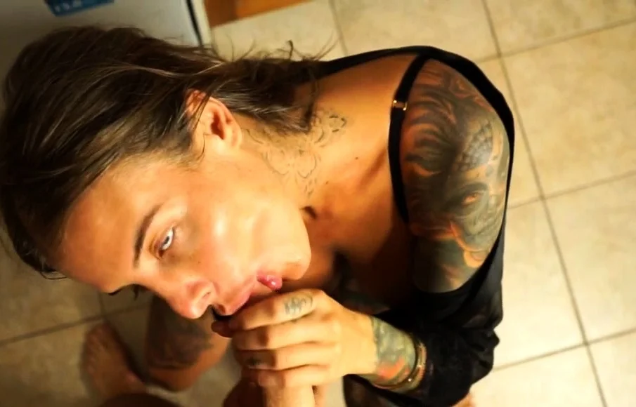Two college babes giving handjob POV
