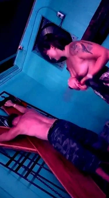Femdom fetish strap porno