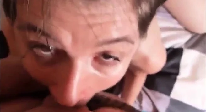 Great mornig sucking and mouth cum