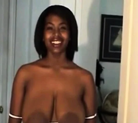 Big areolas on black girl
