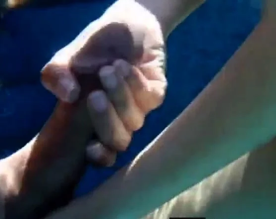 Girl pulling my cock underwater