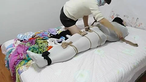 Femdom Scarf Bondage