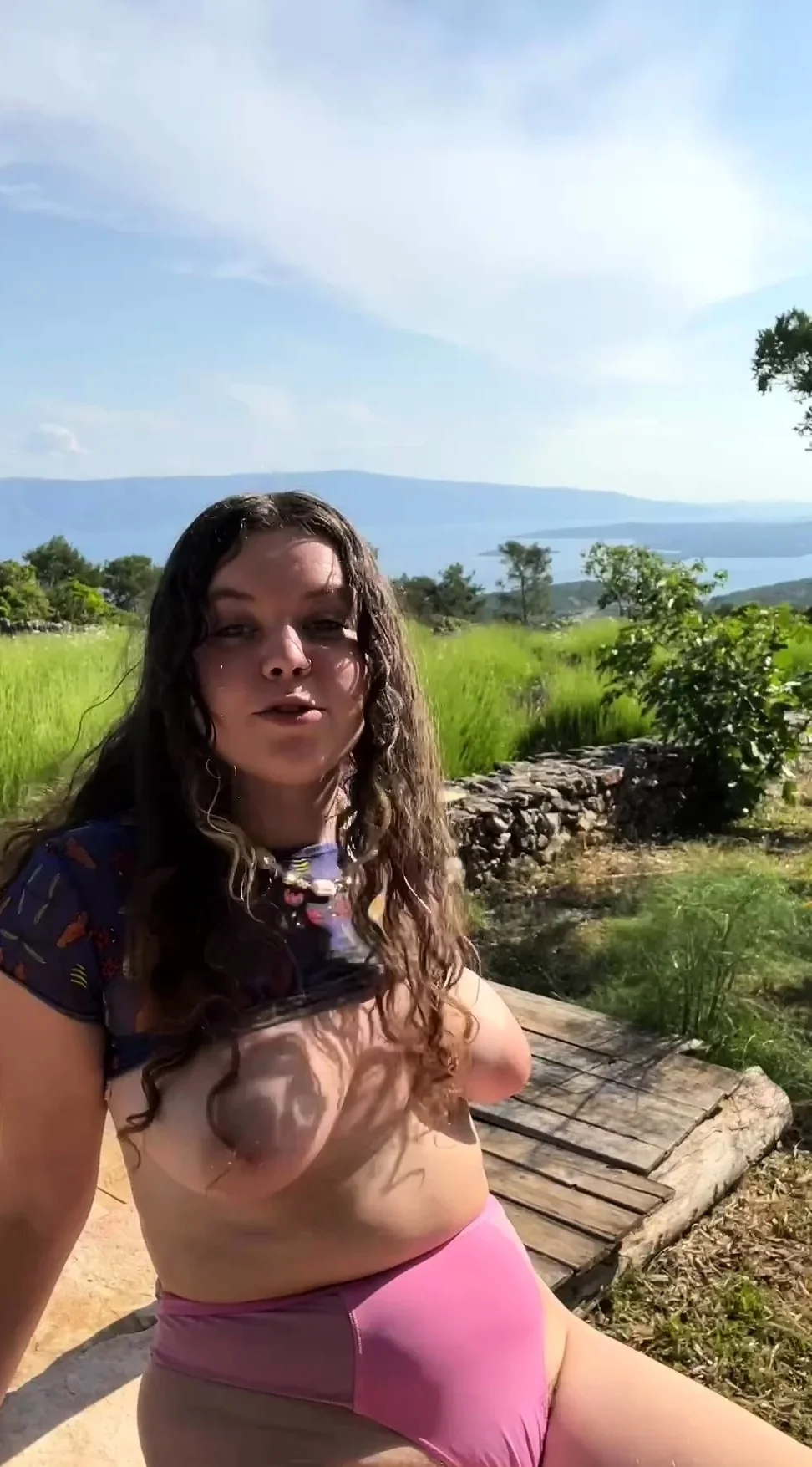 Big boobs milf masturbates with her dildo
