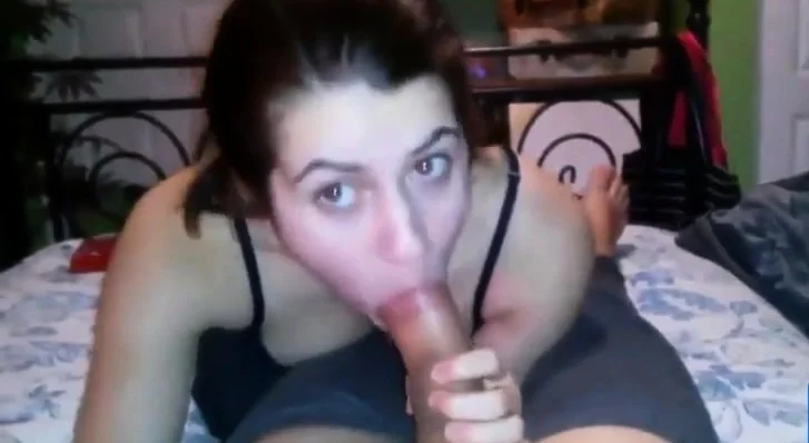 Amateur  blowjob and cumshot