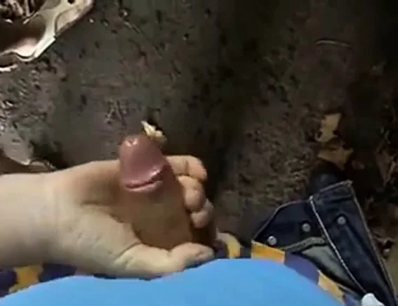 Huge boob MILF cuckold in woods